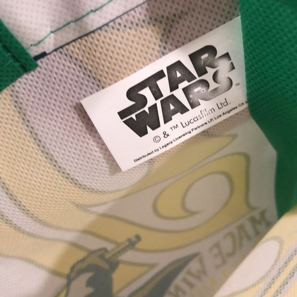 Star Wars Retro Yoda Reusable Shopping Tote Bag - Picture 6 of 6